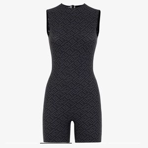 NWT FENDI x SKIMS sleeveless bodysuit in black